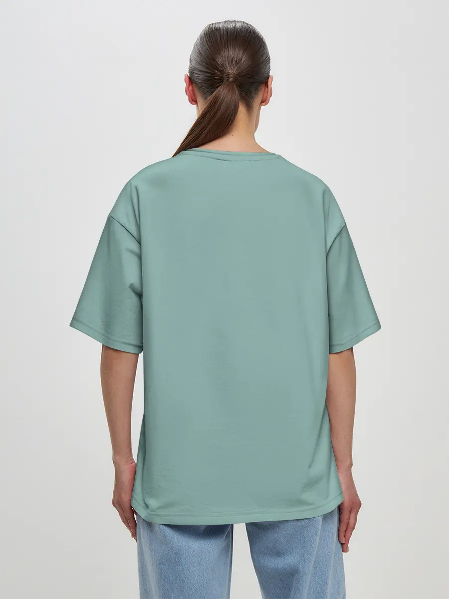 Женская футболка оверсайз / Дороро