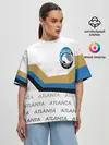 Женская футболка оверсайз / FC ATALANTA / ФК АТАЛАНТА
