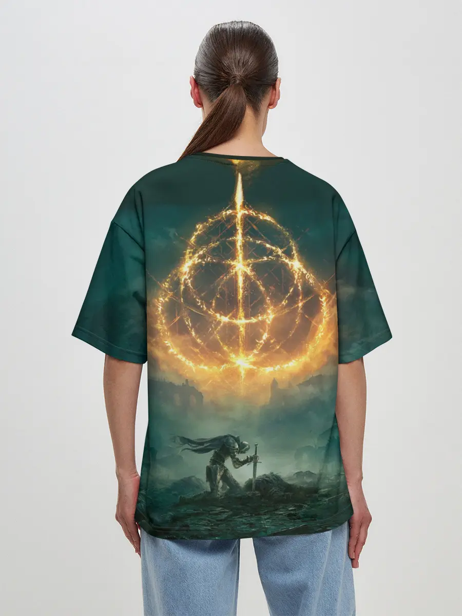 Женская футболка оверсайз / Elden Ring key art
