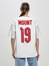 Женская футболка оверсайз / Мэйсон Маунт форма Англия