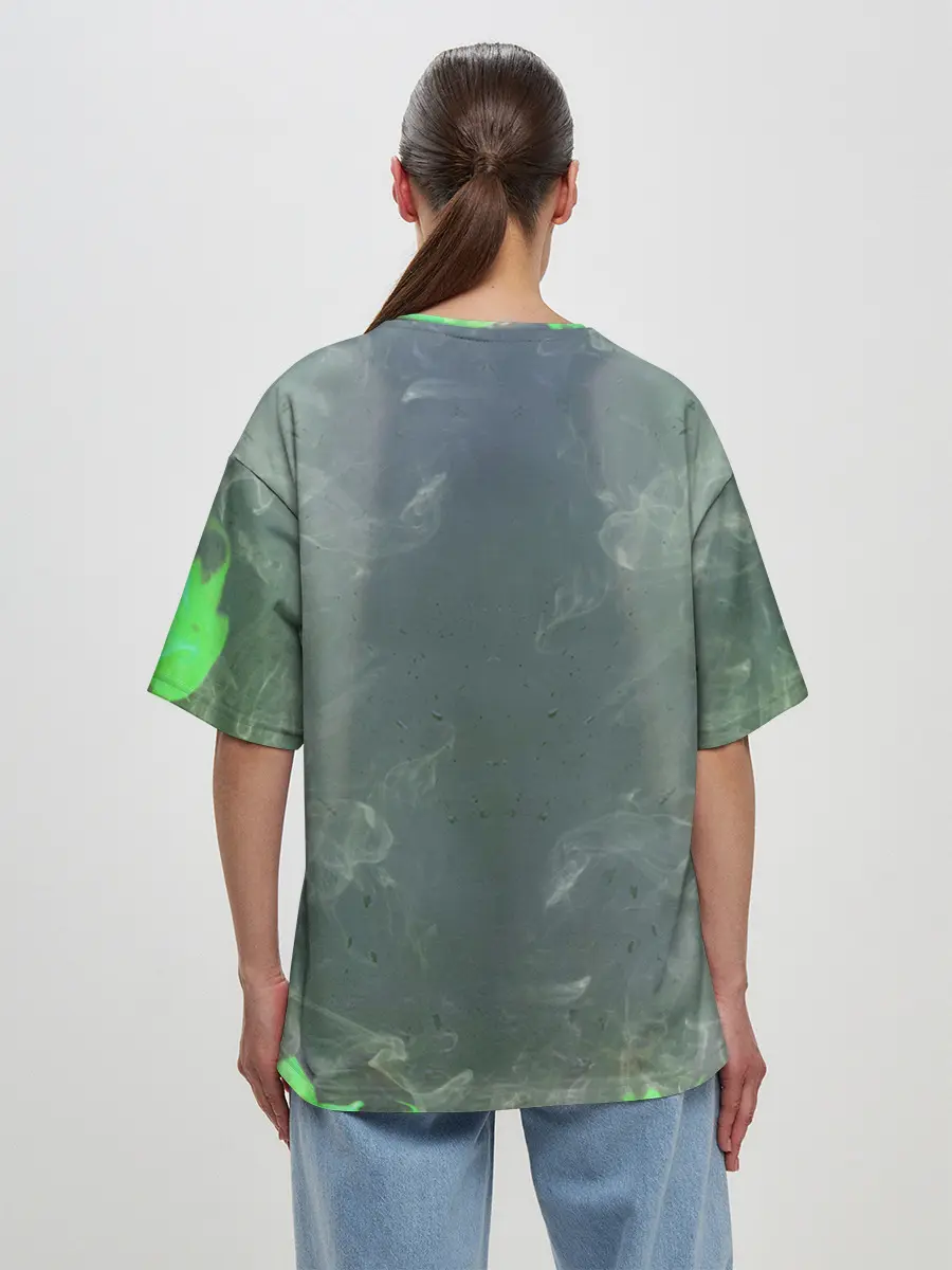 Женская футболка оверсайз / Фри Фаер | Garena Free Fire