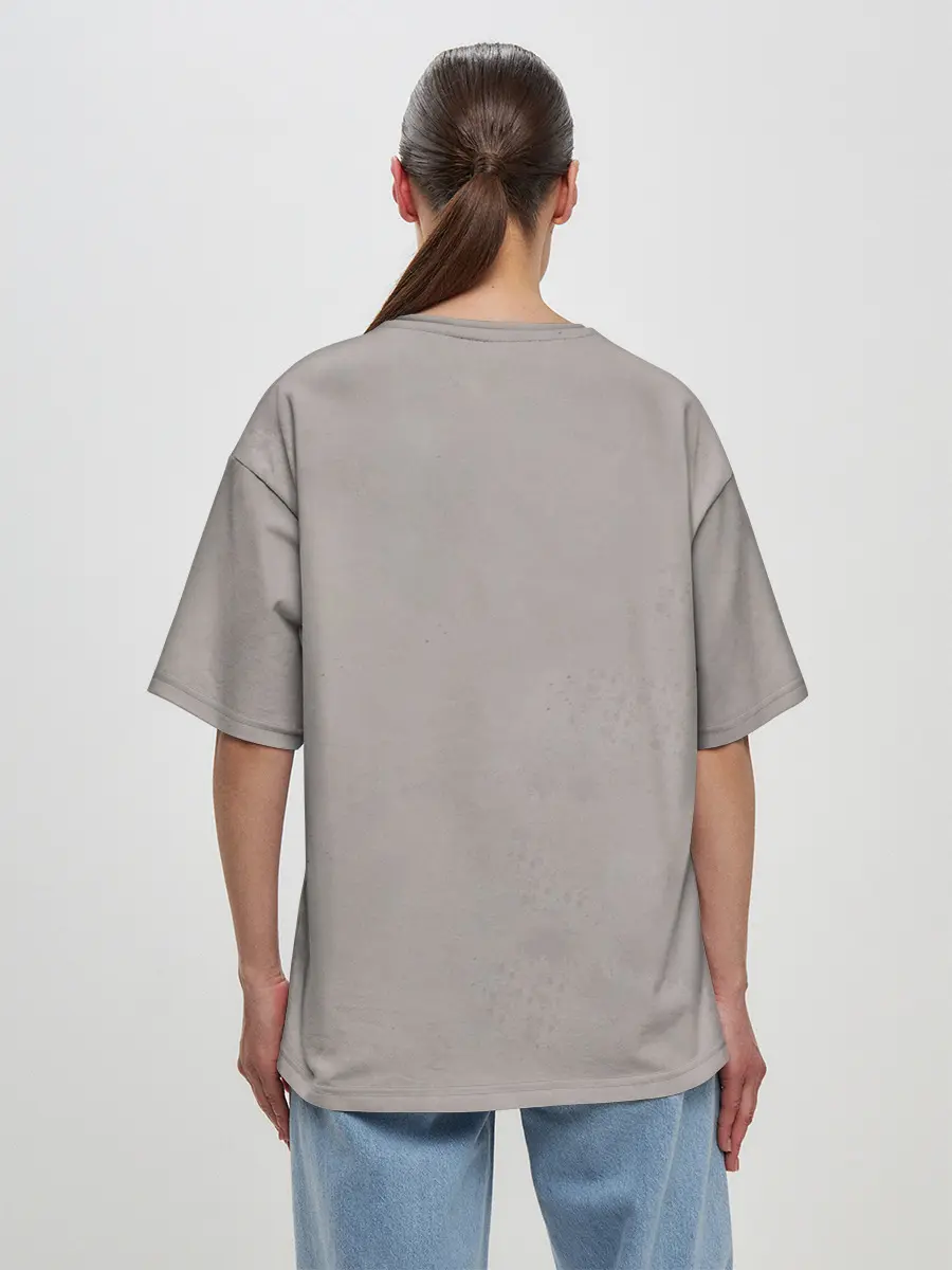 Женская футболка оверсайз / Элли с гитарой