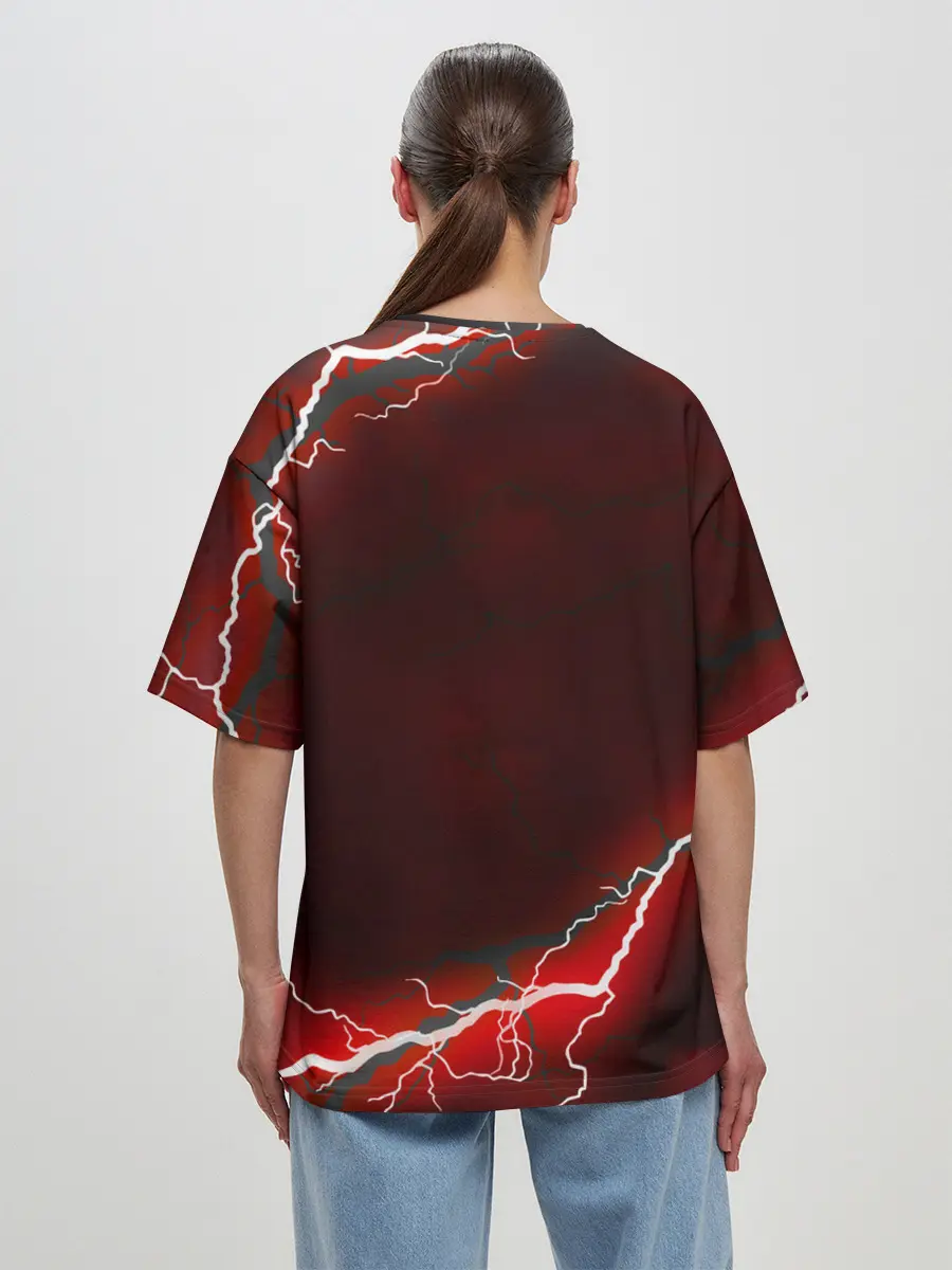 Женская футболка оверсайз / НЕЛЬЗЯ ЖИТЬ В СТРАХЕ | ЖИЗНЬ БЕЗ СТРАХА