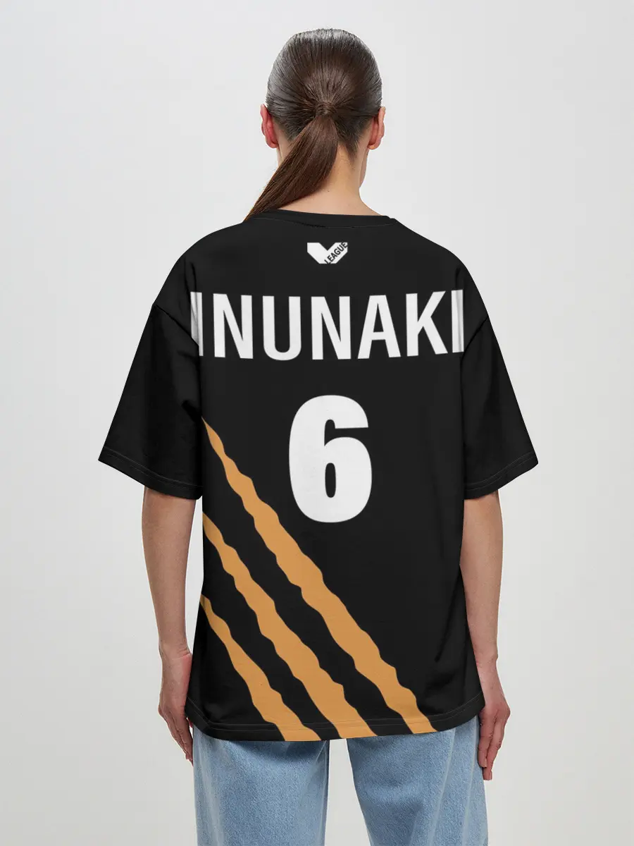 Женская футболка оверсайз / 6 | MSBY | BLACK JACKALS