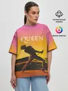 Женская футболка оверсайз / Queen | Freddie Mercury