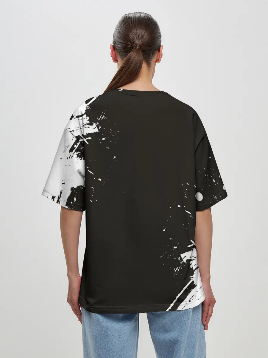 Женская футболка оверсайз / Biwamaru | Бивамару монах