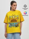 Женская футболка оверсайз / Simpsons nation