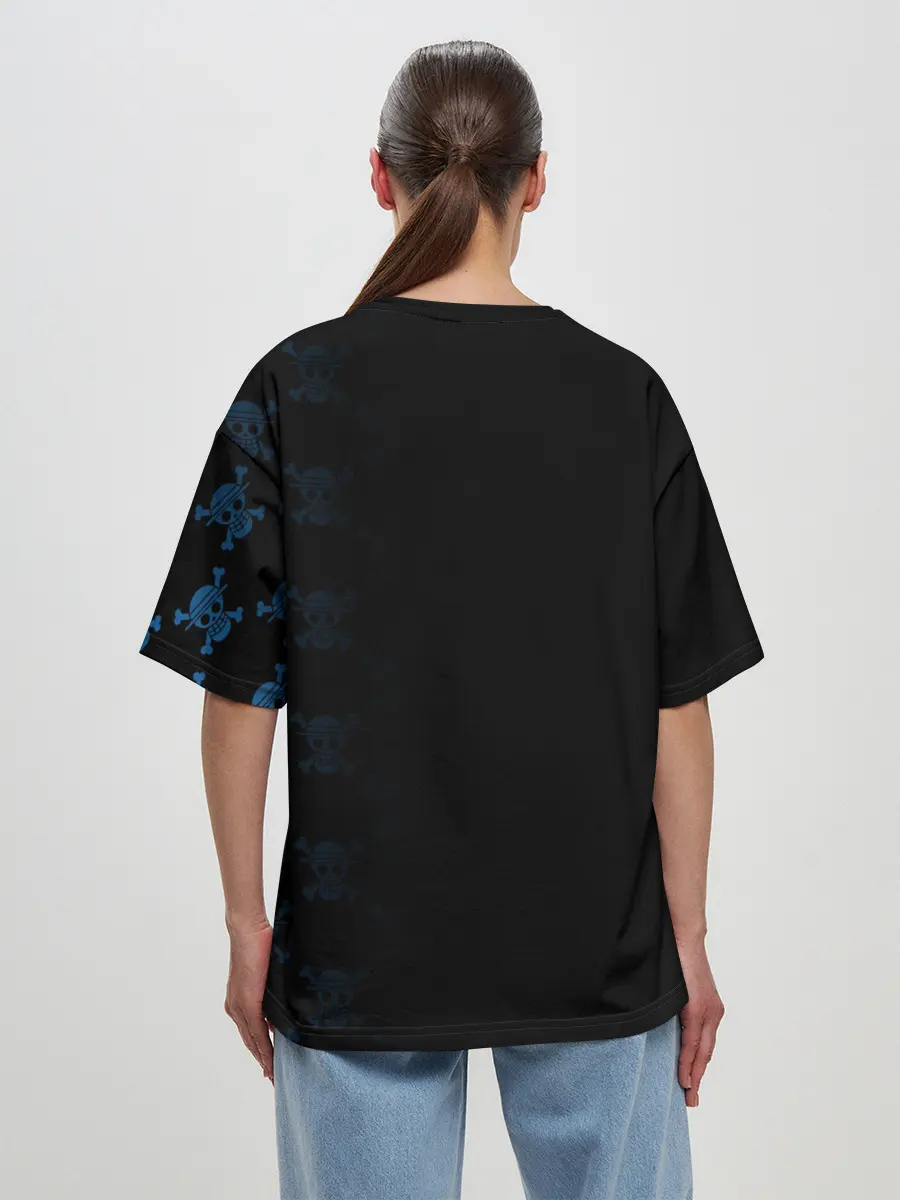 Женская футболка оверсайз / Манки Д. Луффи One Piece