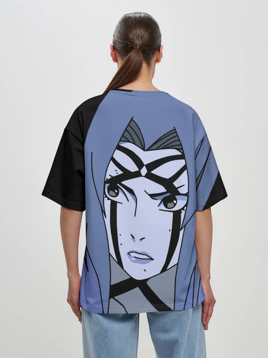 Женская футболка оверсайз / Цунаде