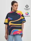 Женская футболка оверсайз / Color Mix