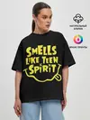 Женская футболка оверсайз / Smells like teen spirit