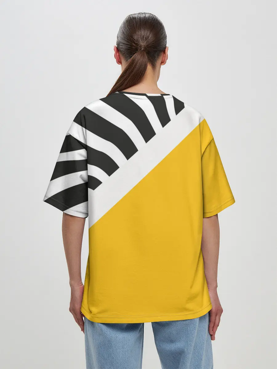 Женская футболка оверсайз / Крути педали