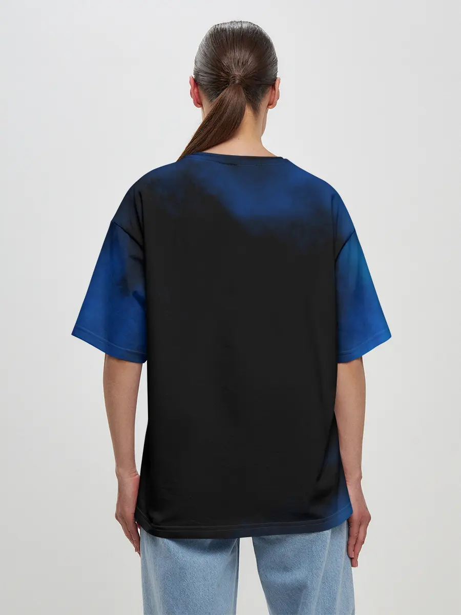 Женская футболка оверсайз / Винсмок Санджи | One Piece