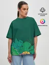 Женская футболка оверсайз / Мои джунгли