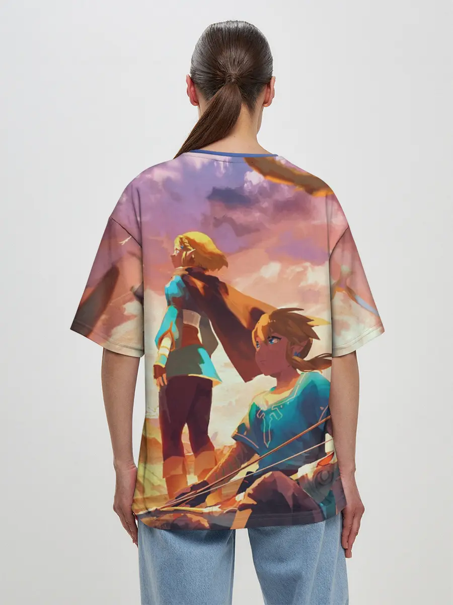 Женская футболка оверсайз / Legend of Zelda | Легенда о Зельде