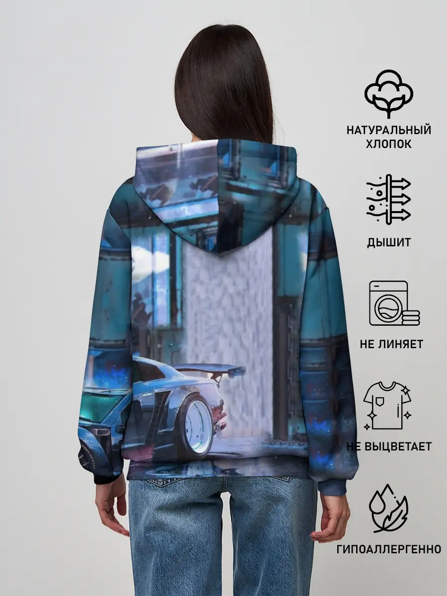 Женское худи / Nissan GTR R35