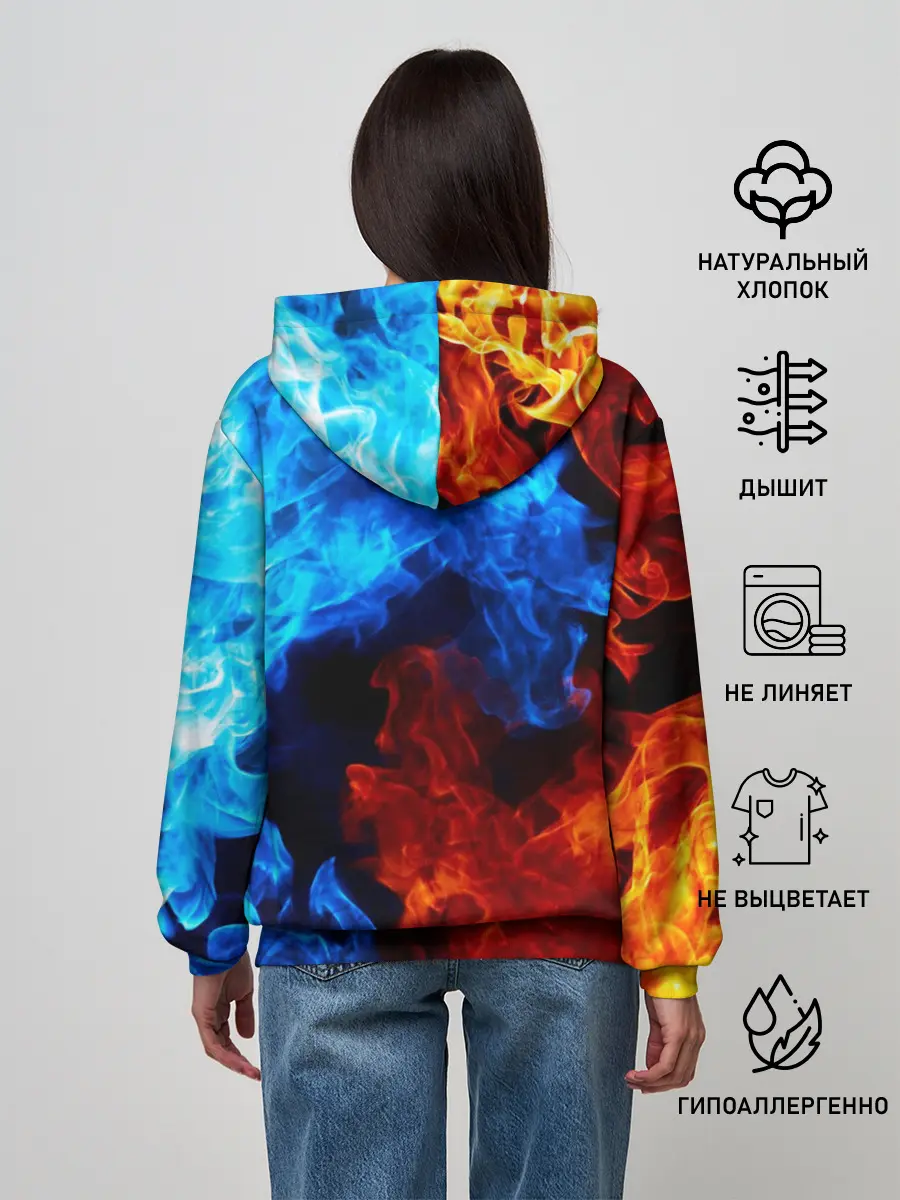 Женское худи / Битва огней