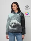 Женское худи / Волк в горах