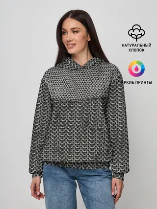Женское худи / Кольчуга с горловиной