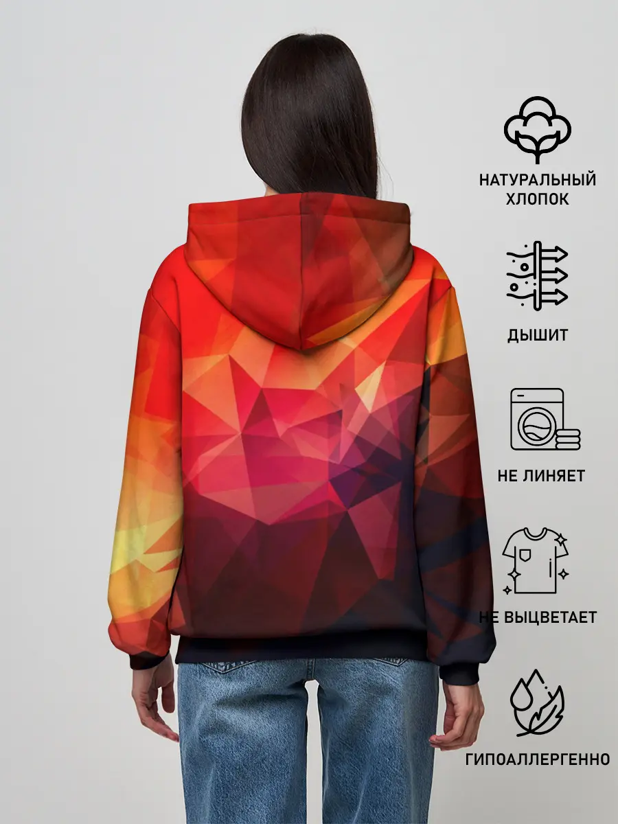 Женское худи / Абстракция