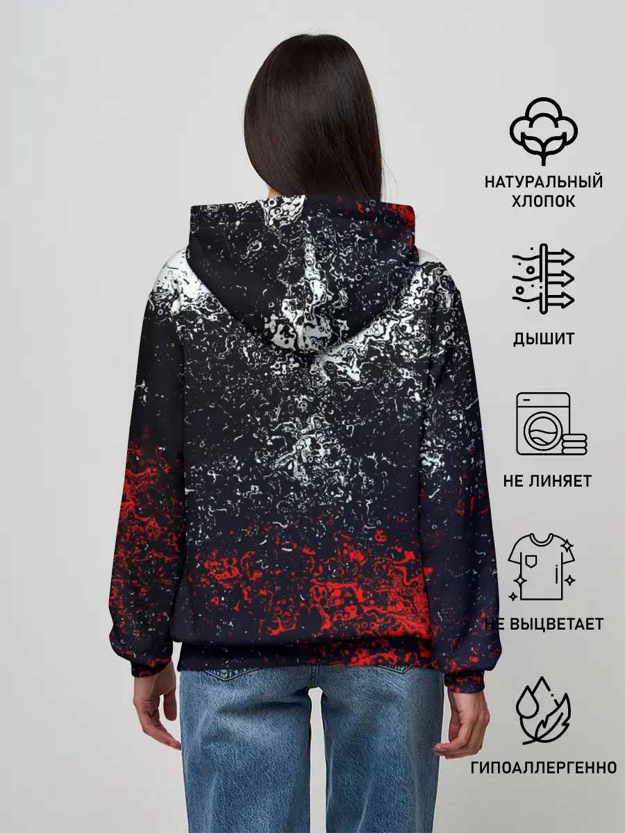 Женское худи / Брызги красок