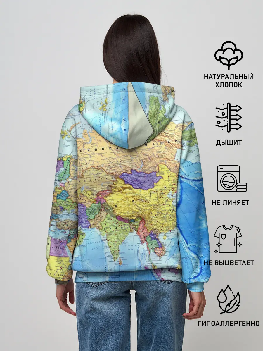 Женское худи / Карта 10