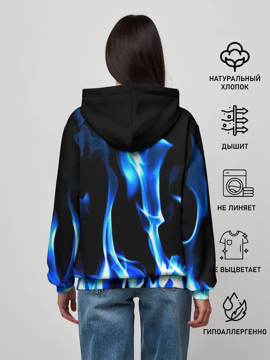 Женское худи / Огонь