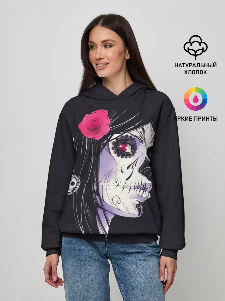 Женское худи / День мертвецов