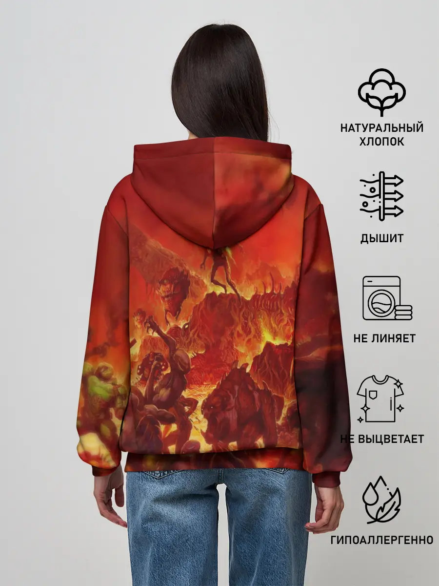 Женское худи / DOOM