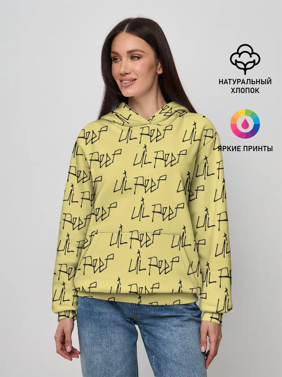 Женское худи / LiL PEEP Pattern