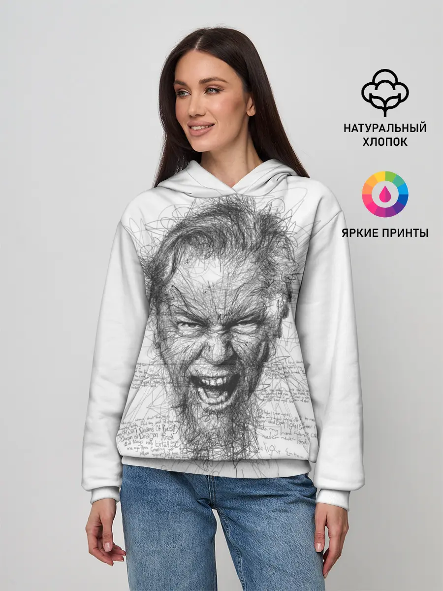 Женское худи / Metallica James Alan Hatfield