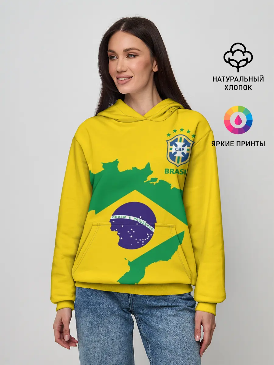 Женское худи / Бразилия, форма