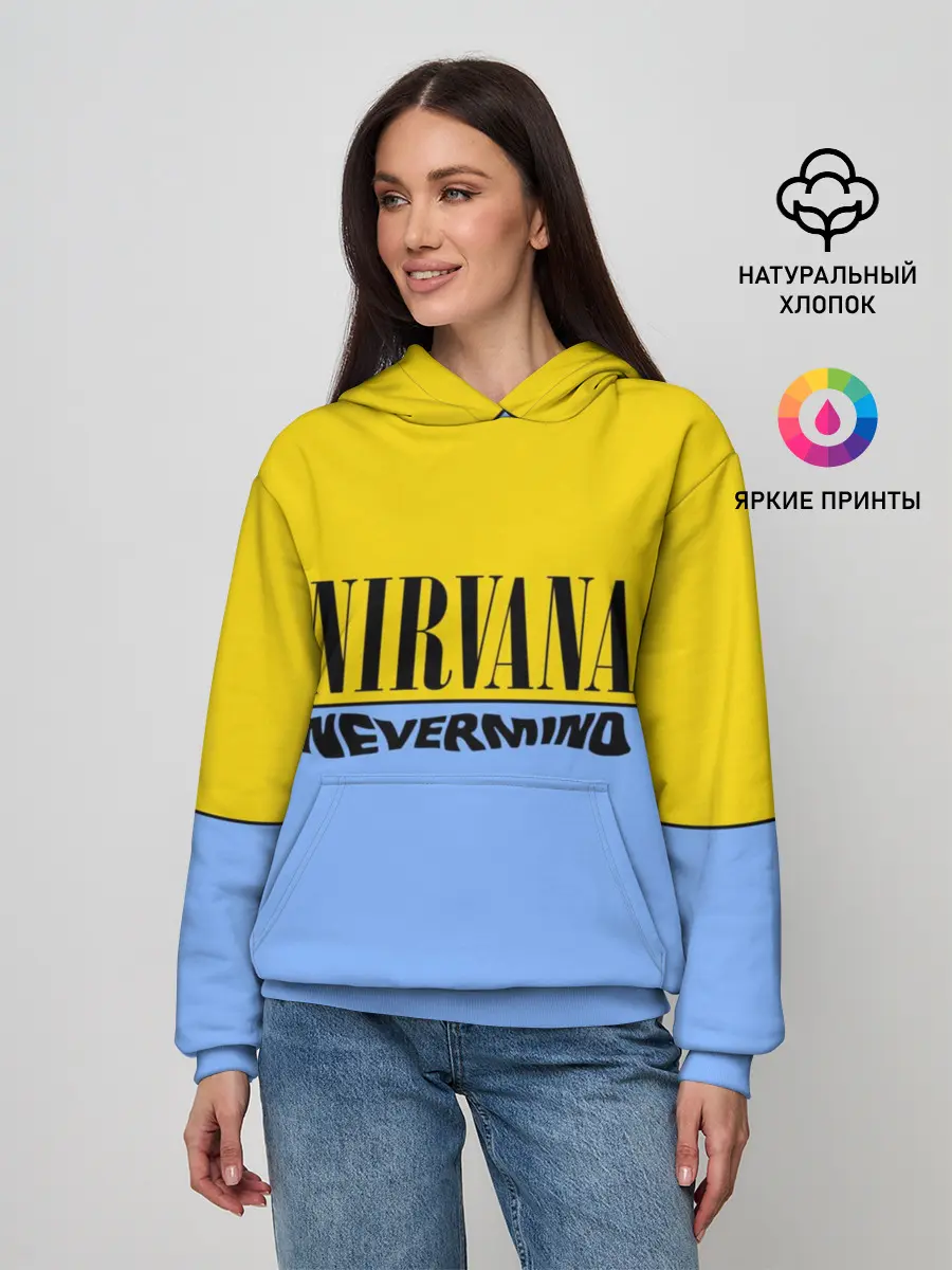 Женское худи / Nirvana nevermino