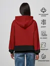 Женское худи / Красно-черный флаг HU