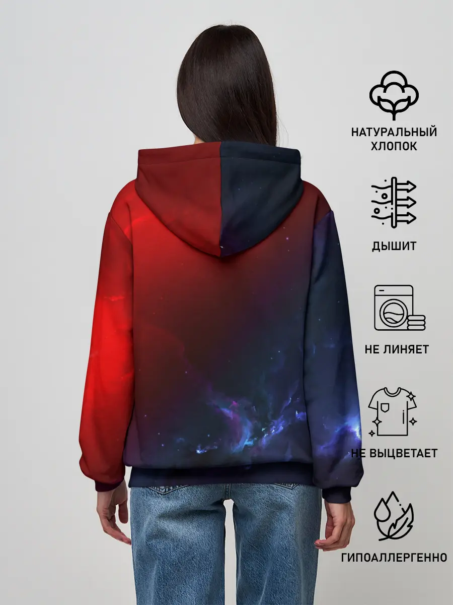 Женское худи / Кит