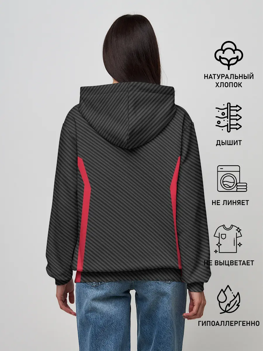 Женское худи / AUDI SPORT CARBON