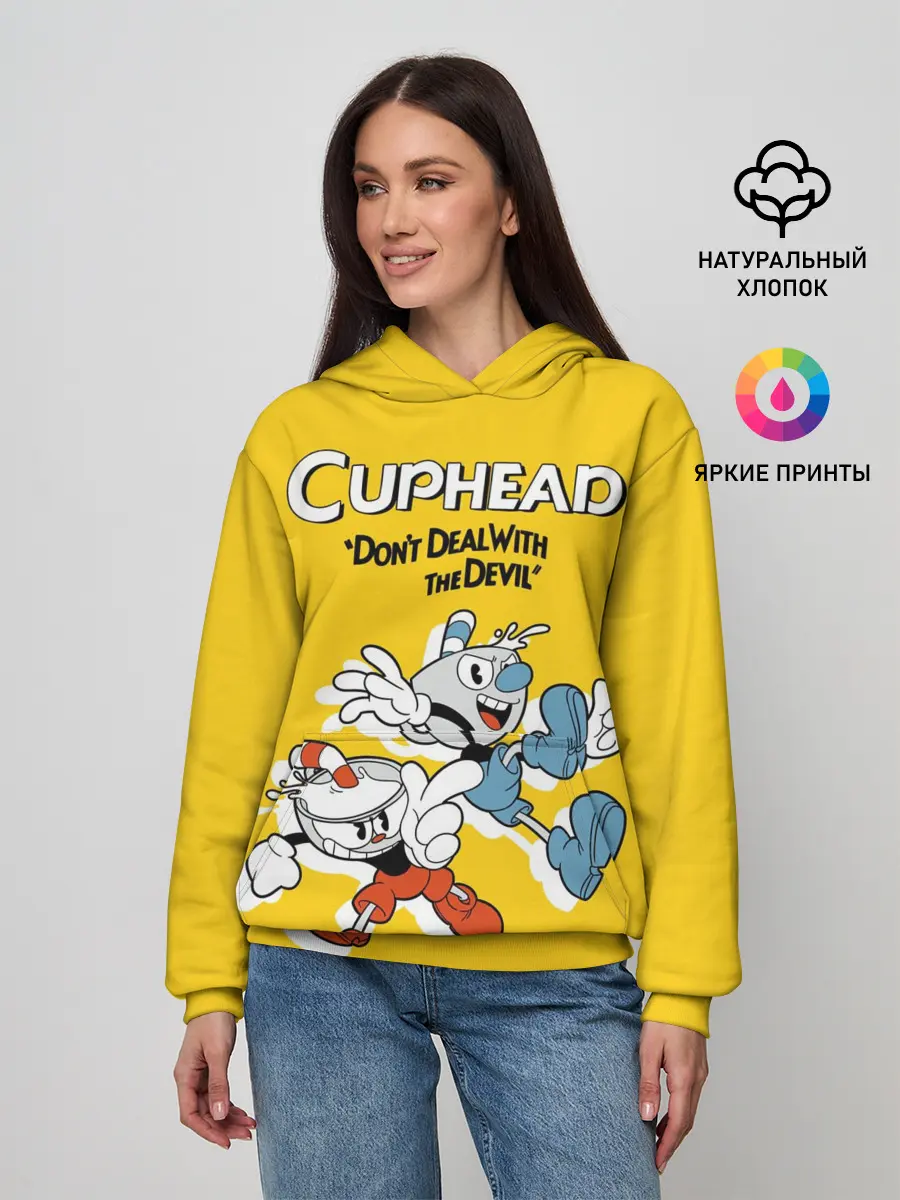 Женское худи / Cuphead