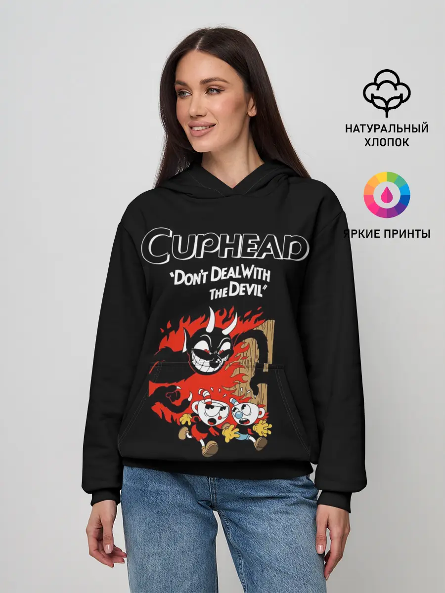 Женское худи / Cuphead