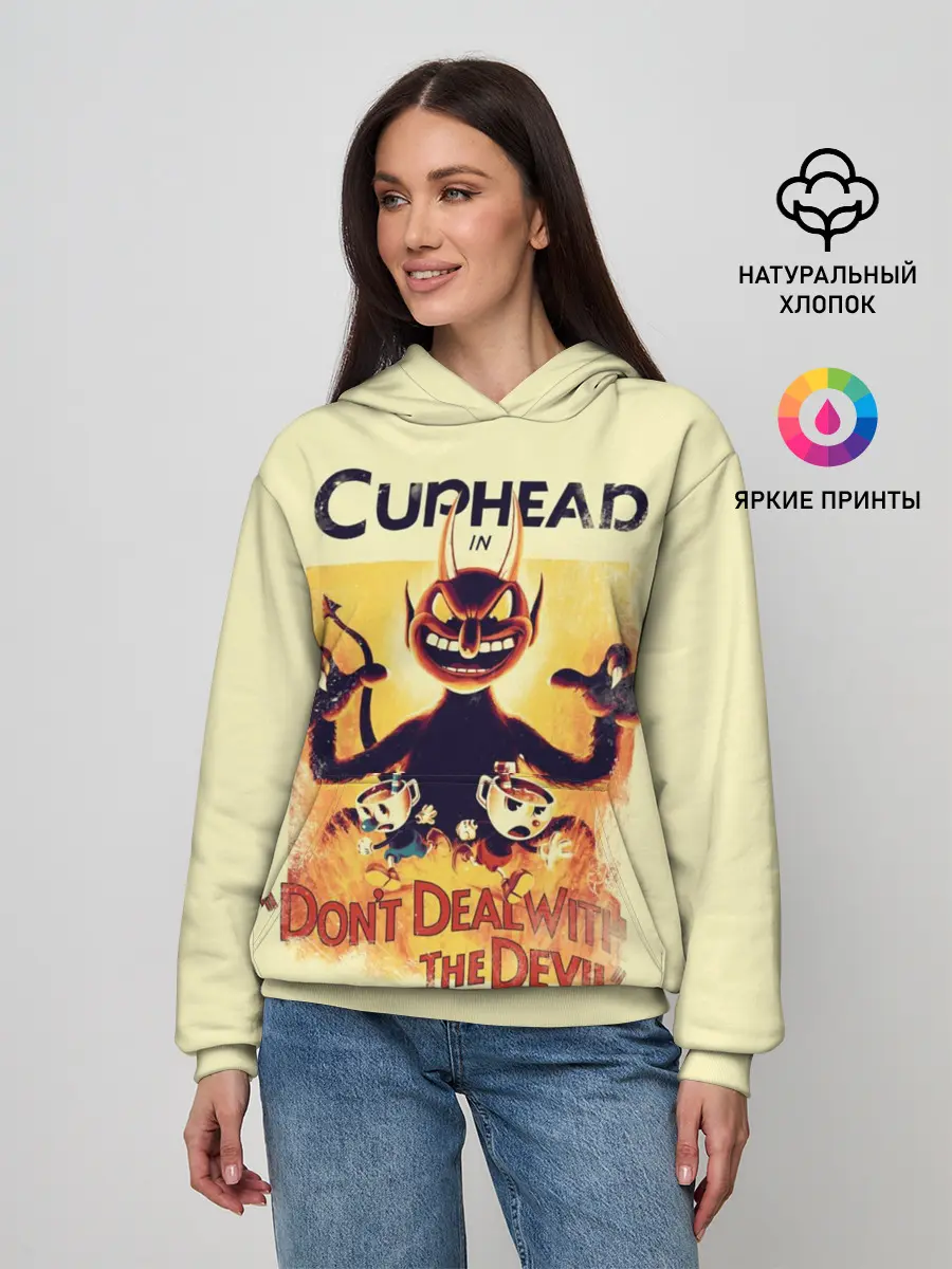 Женское худи / Cuphead