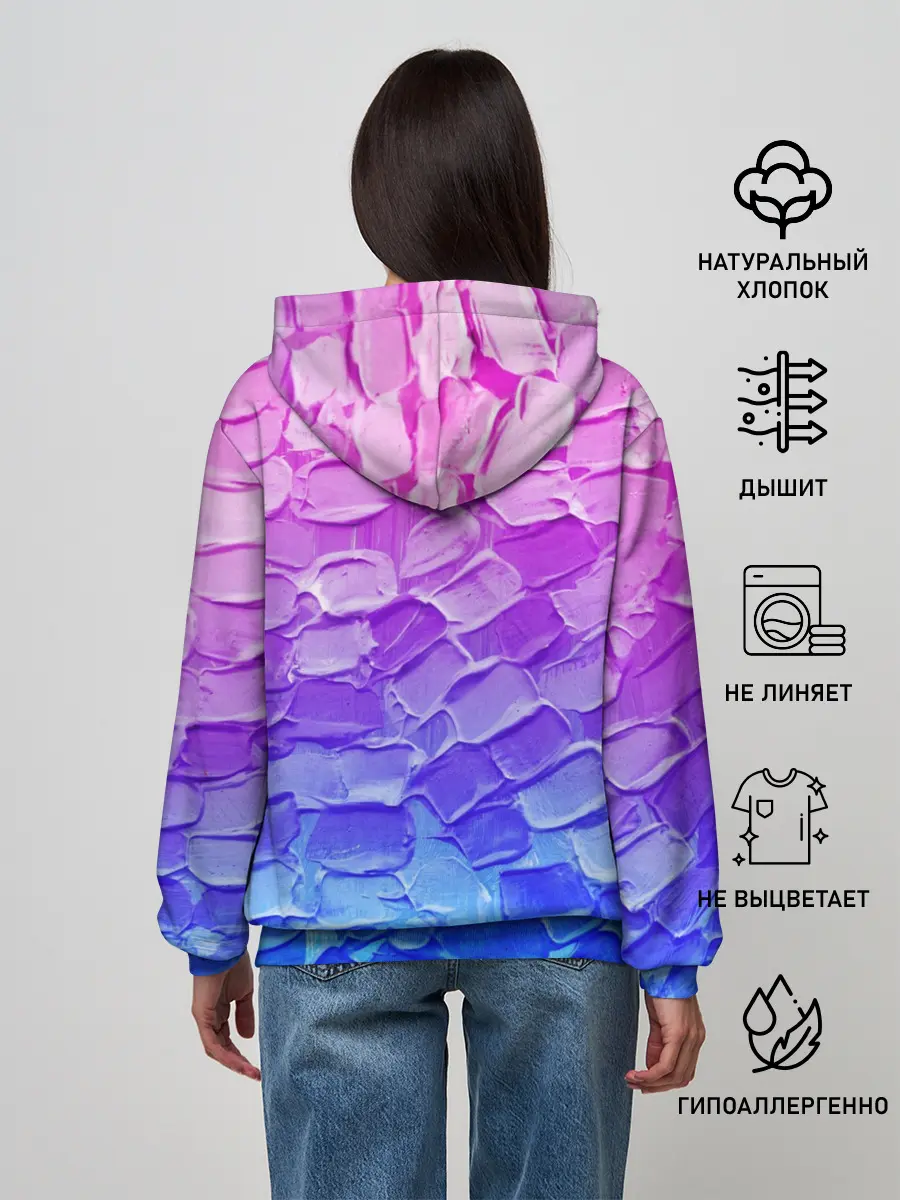 Женское худи / Необычные краски