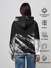 Женское худи / abstraction black&white