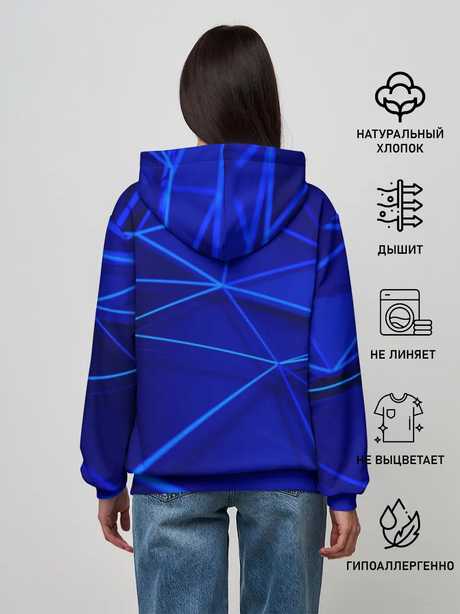 Женское худи / delta abstraction