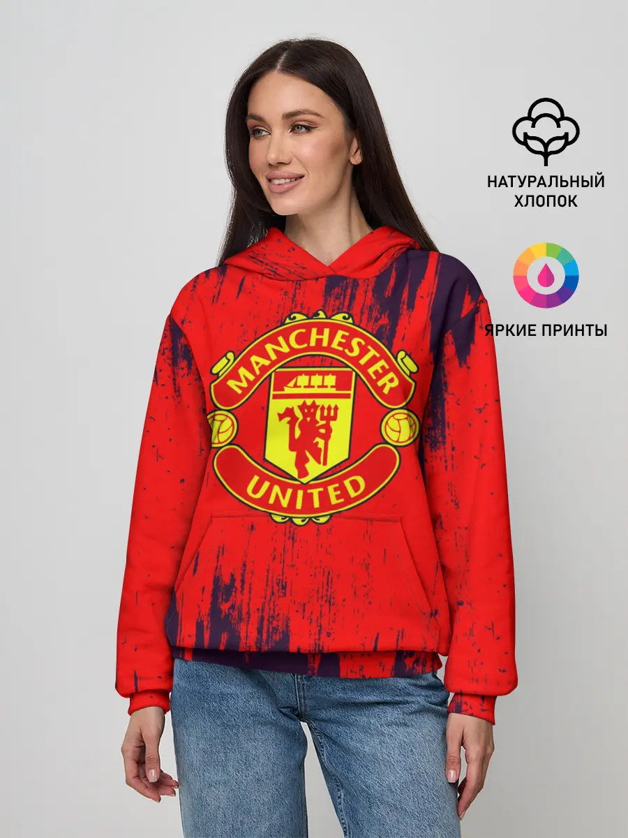Женское худи / Манчестер Юнайтед