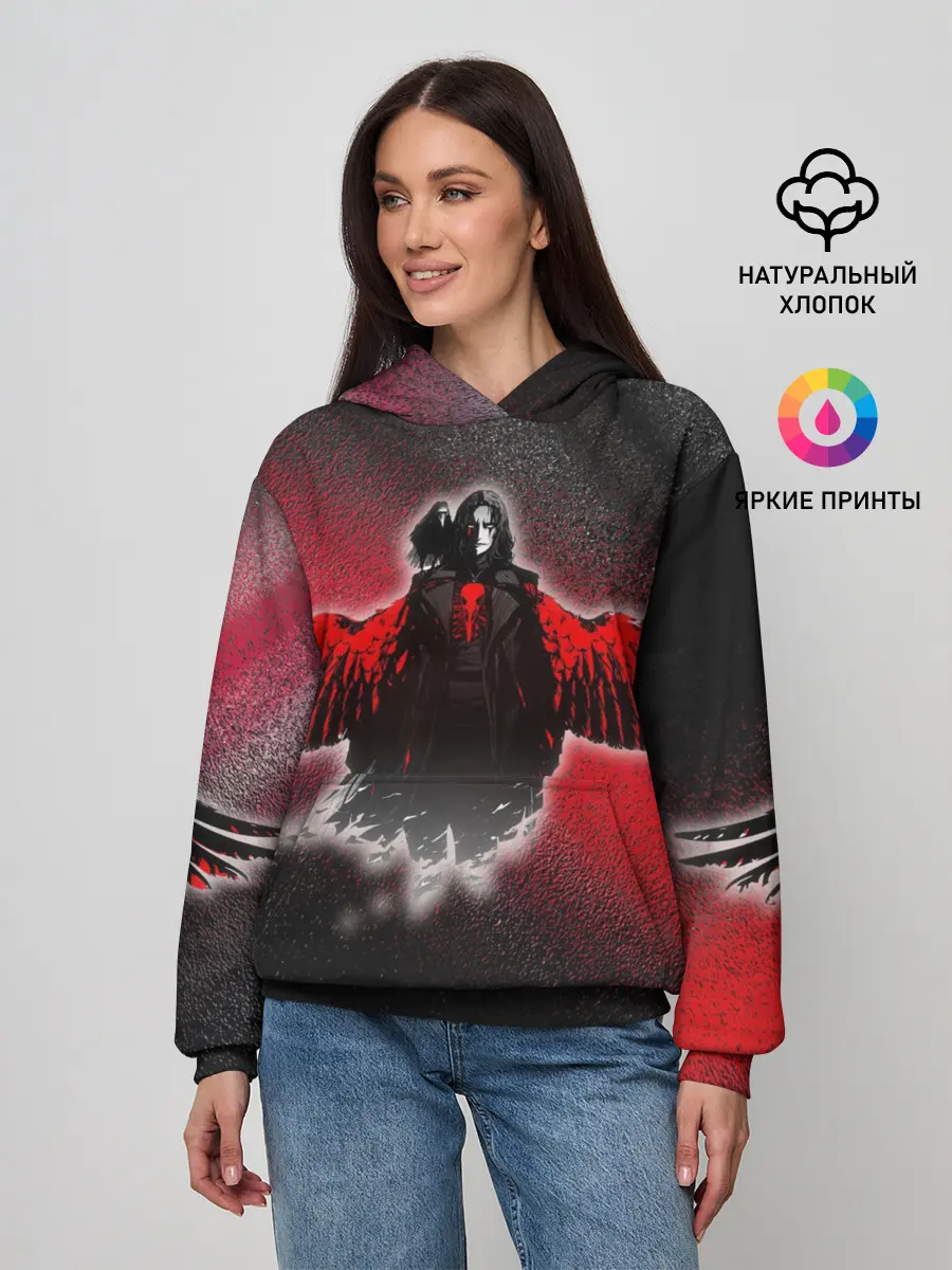 Женское худи / Ворон