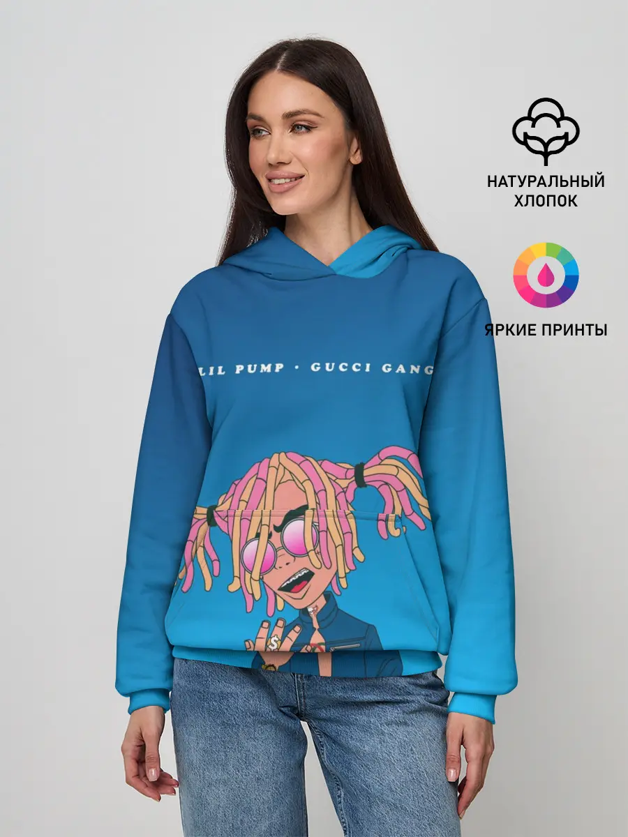 Женское худи / Lil Pump Gucci Gang