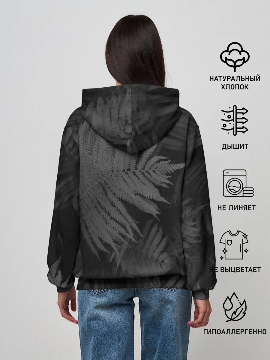 Женское худи / Neon light blue