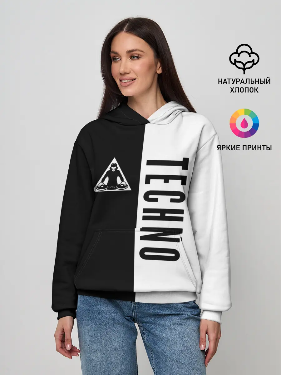 Женское худи / Techno