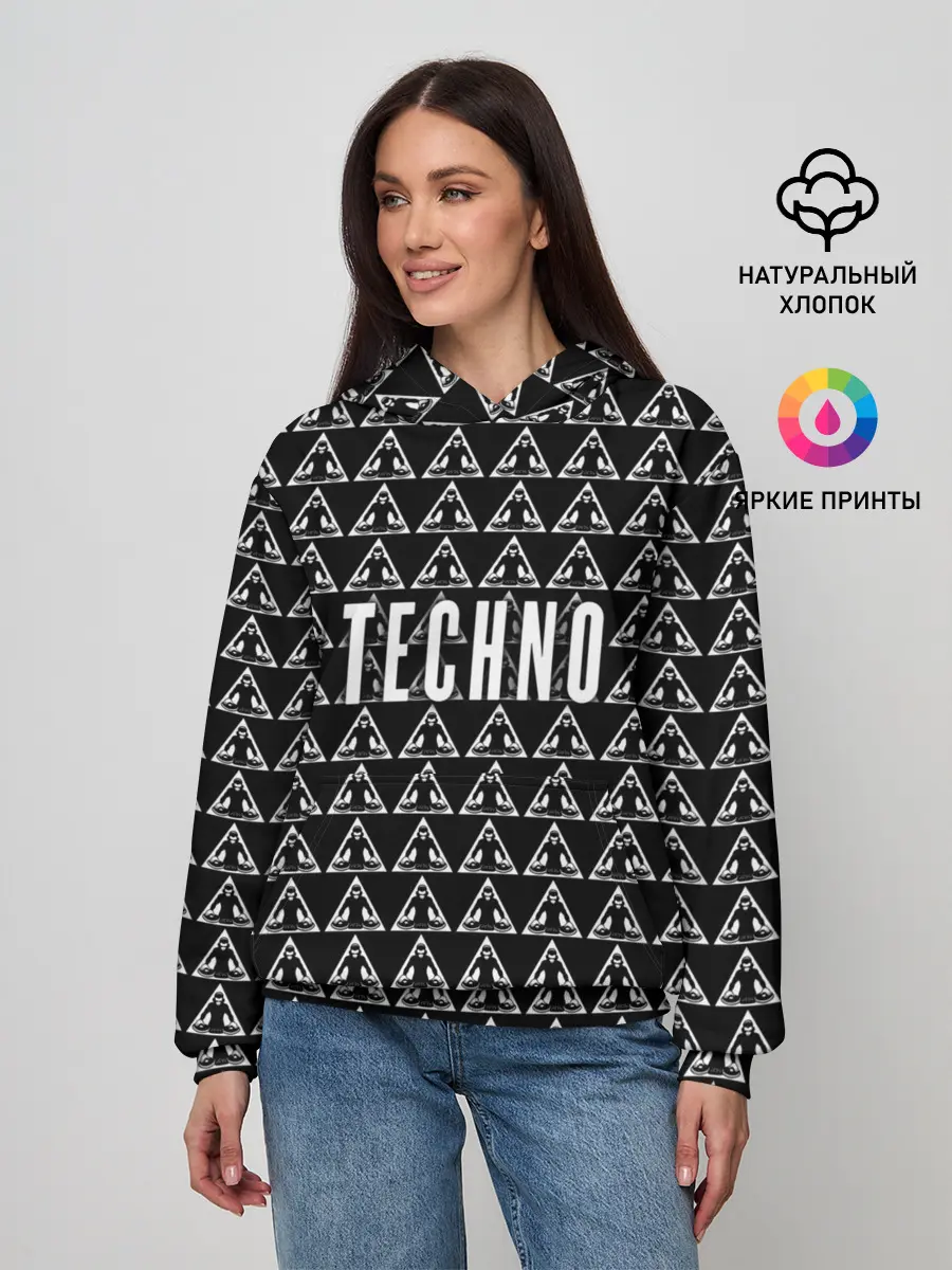 Женское худи / Techno
