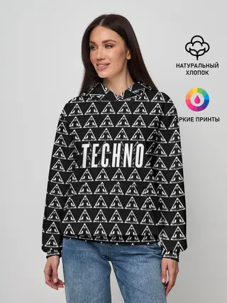 Женское худи / Techno