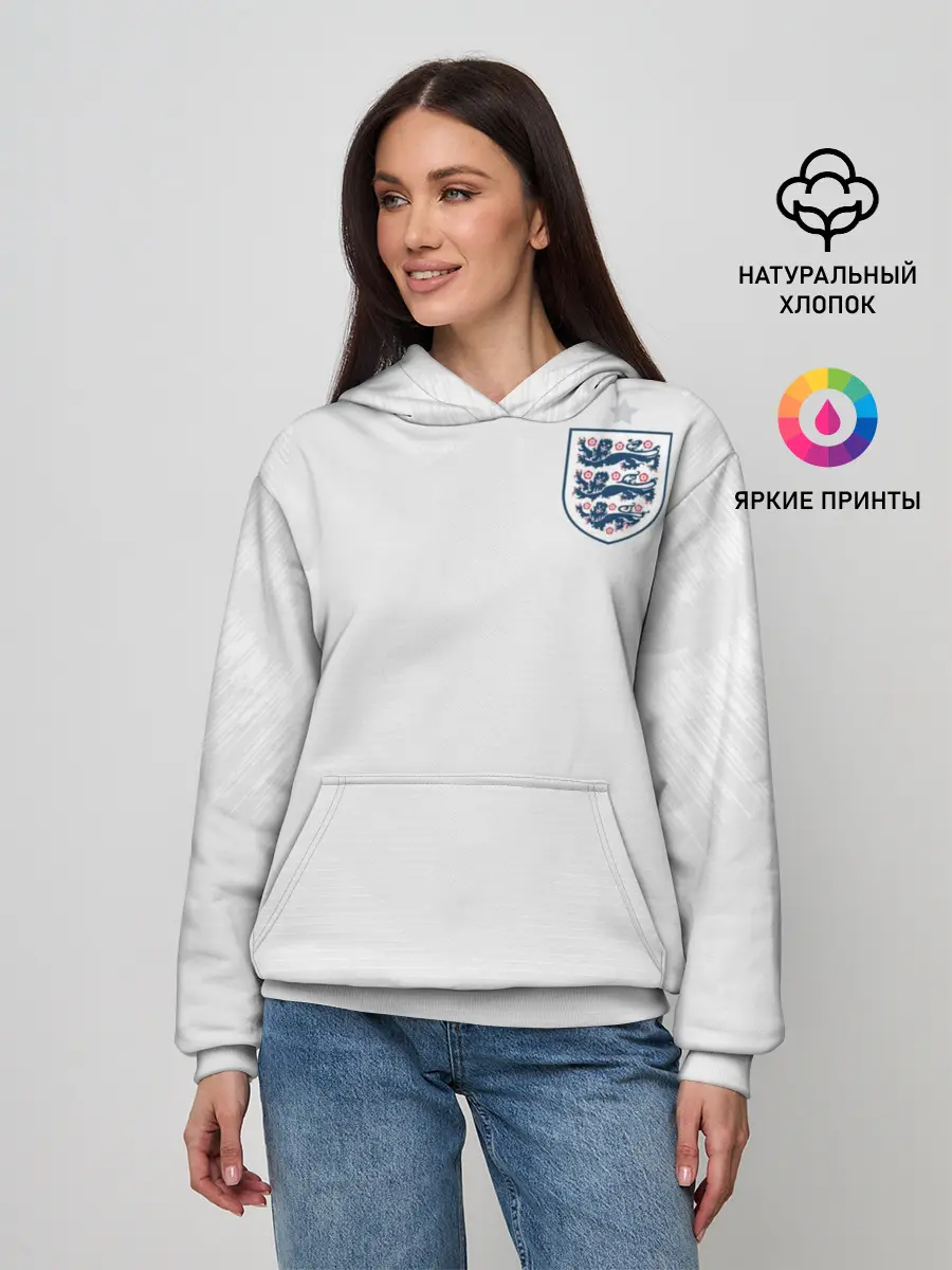 Женское худи / England home WC 2018